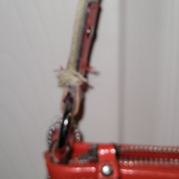 Orange & Beige Coach Bag - Picture 3 of 3